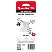 VELCRO Brand Industrial Strength Hook & Loop Fasteners Stick-On Adhesive | Holds up to 10 lbs on Smooth Surfaces | Indoor Outdoor Use, Strips, 2 Sets, 9020, 4in x 2in Size (2pk)