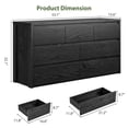 thumbnail image 7 of 7 Drawer Dresser for Bedroom,Modern Chest of Drawer,Handle Free Design,Storage Cabinet for Living Room, Bedroom,Dresser TV Stand, Wood Drawer Organizer,Easy Assembly, 7 of 7