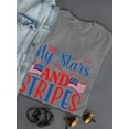 thumbnail image 3 of Oh My Stars And Stripes T-Shirt Women -Image by Shutterstock, Female 3X-Large, 3 of 4