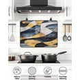 thumbnail image 5 of Abstract Graffiti Art Stove Top Covers for Electric Stove, 28'x20'' Watercolor Yellow Blue Decoration Glass Ceramic Stove Cover Foldable Rubber Mat Heat Resistant Cooktop Protector for Kitchen, 5 of 8