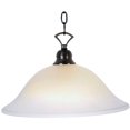 thumbnail image 1 of Wellington Pendant Ceiling Fixture With One 40 Watt Compact Type Fluorescent Lamp, 16 In., Oil Rubbed Bronze, 1 of 1