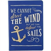 WE CAN NOT DIRECT THE WIND Leather-like 6x8 medium Lined Journal by Eccolo trade