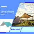 thumbnail image 4 of Toystoory Toldo parasol, toldo para el jardín del hogar, hamaca para acampar al aire libre, senderismo, viajes, tienda de pesca, lona, carpas cian 3x4м, 4 of 6