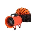 thumbnail image 1 of Industrial Exhaust Fan Ventilation Fan, Ventilator Extractor Blower With 10m PVC Ducting Hose For Warehouse Factory Kitchen ,Easy to Operate, 1 of 7