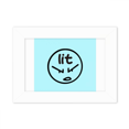 thumbnail image 1 of Irritated Anger Angry Naive Childish Photo Mount Frame Picture Art Painting Desktop 5x7 inch, 1 of 3