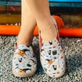 thumbnail image 2 of Halloween Slip on Loafers for Women Pumpkin Ghost Witch Print Canvas Casual Walking Flats Shoes Fashion Sneakers, 2 of 5