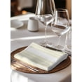 thumbnail image 6 of Cream White Stripe Cloth Napkins Set of 8 Reusable Dinner Napkins, Modern Rustic Vertical Striped Cocktail Napkin Washable Table Napkins for Wedding/Holiday Party/Baby Shower 20"x20", 6 of 7
