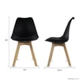 thumbnail image 4 of Set de 4 Sillas y Comedor Mundo In  Sillas Frankfurt Negra y Comedor de Cristal Oslo, 4 of 8