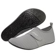 thumbnail image 2 of IEMIEMIEM Women's Men's Water Shoes Comfortable Beach Barefoot Quick Drying Wide Slides Aqua Socks for Swim Pool Beach Surf River Gray 9-10 Women/8.5-9 Men, 2 of 6