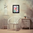 thumbnail image 4 of Nieman, Rachel 12x14 Black Modern Framed Museum Art Print Titled - Vibrant Flowers II, 4 of 5