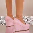 thumbnail image 5 of DIVVce Wedges Heels For Women Round Toe Slip On With Platform Wedge Footwear For Casual And Dressy Daily Occasions, 5 of 8