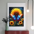 thumbnail image 2 of Diamond Art Kits for Adults - 5d Butterfly Sunflower Garden Diamond Painting for Adults, Diamond Art for Adults Beginners, Diamond Painting Kits for Adults for Home Wall Decor, 2 of 7