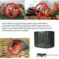 Expandable Backyard Outdoor Compost Bin with Stronger Longer Support