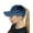 Denim, variant on Ponycap Messy High Bun Ponytail Soft Velvet Adjustable Baseball Cap Hat, Rose