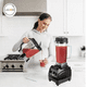 thumbnail image 4 of Licuadora Para Cocina Vaso Irrompible De 2l Bpa Tapa Antiderrame 1350w Negro, 4 of 5