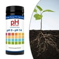 Soil Ph Test Kit Tester 100Pcs Litmus Strips Ph 014 for Testing Soil