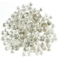thumbnail image 4 of 1000pcs 6mm Beautiful Bead Flower Bead Caps For Jewelry Making Silver Tone &, 4 of 8