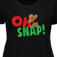 thumbnail image 4 of Inktastic Oh Snap Women's Plus Size T-Shirt, 4 of 5