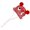 Red1, variant on Small Hand Knitted Pet Hat Tiny Hamster Hat for Parrots Snake Guinea Pigs Head Cover Costume