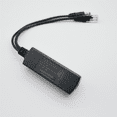 thumbnail image 3 of Gigabit Mini PoE Splitter 10/100/1000Mbps POE Splitter DC Output 12V Power over Ethernet IEEE 802.3af for IP Came Black, 3 of 9