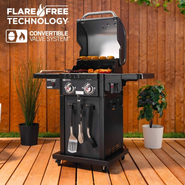 Coleman 2-Burner Gas Grill with Flare-Free Technology - Walmart.com