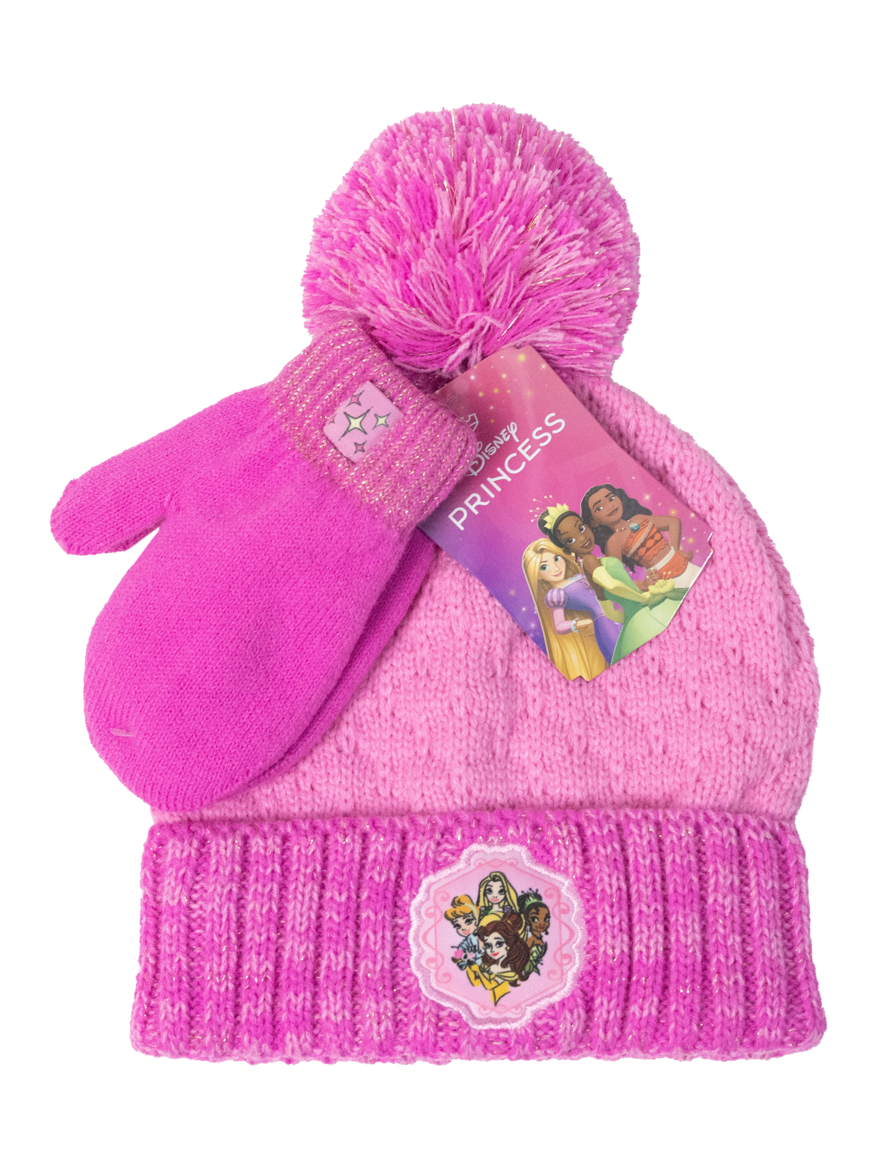 Character Toddler Beanie and Mittens, 2-Piece Set