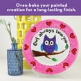 thumbnail image 6 of MindWare Creative Art Paint Your Own Porcelain Plates Kit with 2 Plates, 12 Paints, 2 Brushes, and 2 Stands, 6 of 9