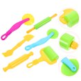 thumbnail image 3 of 6 Pcs Outils de Pâte Roulante Outils en Argile Faits à la Main Jouets en Argile Colorée Moules en Argile Diy Outils de Pâte, 3 of 8