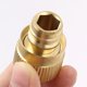 thumbnail image 2 of Conector de grifo de manguera de jardín de latón Adaptador rápido de manguera Accesorios para reemplazos 4 puntos, 2 of 9