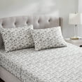 thumbnail image 2 of Modern Threads Floral Print Ultra Soft Microfiber Sheet Set, Queen, 2 of 5
