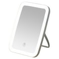 thumbnail image 1 of Desk Makeup Mirror, Rechargeable Makeup Mirror  for Bathroom, 1 of 8