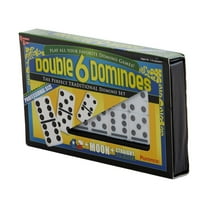 Puremco, Double 6 Black Dot Dominoes - Professional Size from Puremco, for 1 to 4 Players Ages 6 and Up