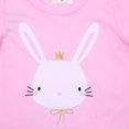 thumbnail image 2 of ITFABS Girl's Summer T-shirt, Children's Cartoon Rabbit Print Cotton Shirt Tops, 2 of 4
