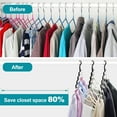 thumbnail image 3 of SUWU Closet Organizers and Storage,Upgraded Organization and Storage Clothes Hanger,12 Pack College Dorm Room Essentials,Sturdy Closet Organizer Home Essentials Space Saving Hangers for Thick Clothe, 3 of 5