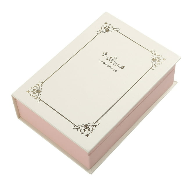 Estuche de almacenamiento de joyas, joyero con cierre magnético, libro de almacenamiento de pendientes, organizador de pendientes a medida para la perfección Jadeshay A