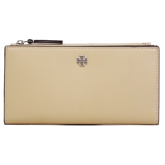 Tory Burch Women's Blake Slim Envelope Smooth Leather Wallet (Clay)