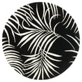 thumbnail image 4 of SAFAVIEH Soho Jaki Floral Wool Area Rug, Black/Ivory, 3'6" x 5'6", 4 of 5