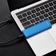 thumbnail image 5 of Portable External SSD, USB 3.1 Gen1 up to 430 MB/s for PC Mac Laptop Tablet, High Speed Storage for Work Backup Transfer Blue, 5 of 6