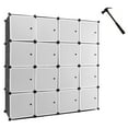 thumbnail image 1 of Costway Armoire Portable 16 Cubes avec 2 Tringles, 1 of 10