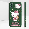 thumbnail image 1 of Liquid Silicone Case For Oppo Reno 9 8 7 7SE 6 5 4 4SE 3 Pro Plus 4G 5G Cover Anime Cute Hello Kitty Colour Fundas Cqoues Shell LXY, 1 of 7