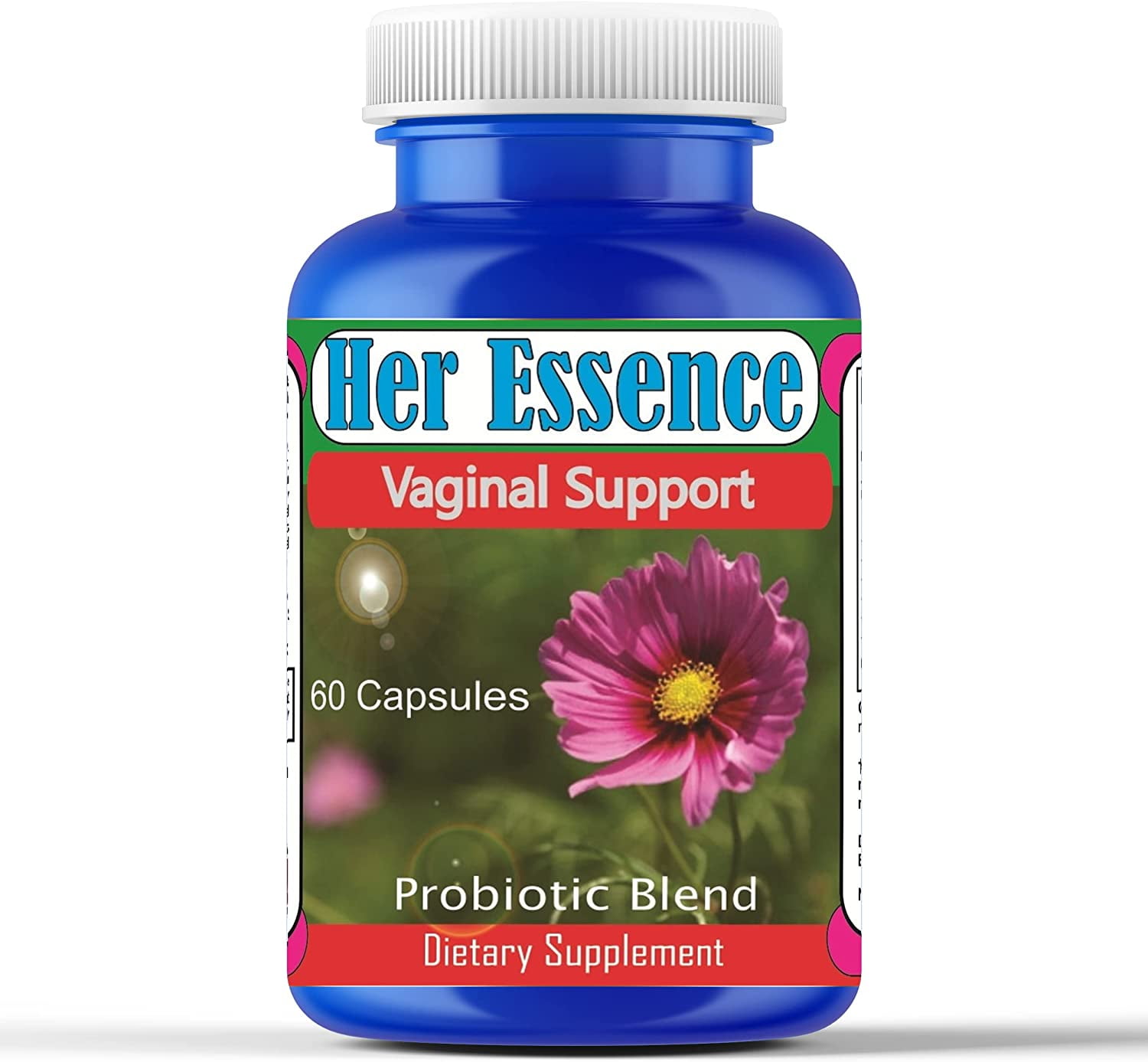 Her Essence- Women Probiotics, Female Vaginial Odor Control, Gut Health Prebiotics Supplement-60 Pills
