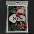 thumbnail image 3 of Bichon Frise Christmas Greeting Cards and Envelopes Pack of 8 7 in x 5 in, 3 of 3