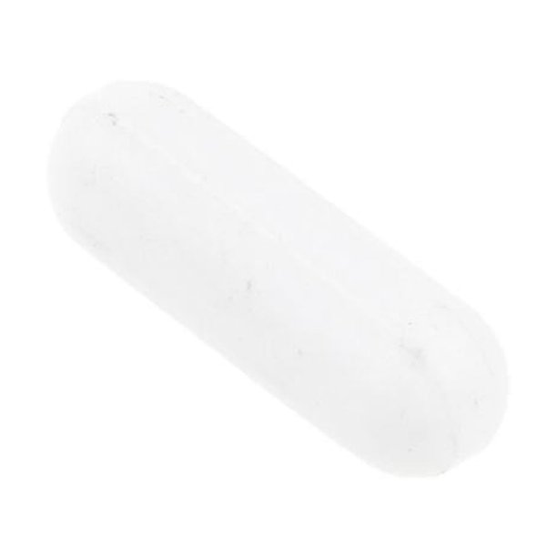 Agitador PTFE Barra Blanca de de Laboratorio Herramienta de Enseñanza de Juguete de Aprendizaje de Ciencia C9x30mm