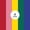 Rainbow, variant on Cricut® Iron-On™ Heat Transfer Vinyl Roll Sampler, 12 x 12 (6 Count), Basics