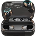 thumbnail image 1 of Auriculares inalámbricos Bluetooth 5.3, tiempo de reproducción prolongado, auriculares con reducción de ruido con control táctil, miniauriculares internos con micrófono a prueba de agua IP7, compatibl, 1 of 5