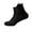Black B, variant on No Show Socks Womens,Solid Color Sport Socks with Odor Control and Water Wicking Technology Low Cut Athletic Socks Feature Non-Slip Grip for Gym and Training Gray