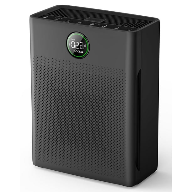 Purificador de aire MOOKA PR1 para habitaciones grandes de hasta 2200 pies cuadrados con filtro