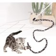 thumbnail image 3 of Cat Teaser Toy, Cat Teaser Stick Wand Leopard Print Tail with Bell Cat Chaser Toy for Exercise Playing, 3 of 5