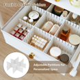 thumbnail image 2 of Carrito organizador de maquillaje DongRong Floor con ruedas bloqueables, color blanco, 2 of 8