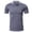 Gray 1, variant on JTieacloth Night Shirt Men's Lapel Solid Color Business Casual Loose Short Sleeved T Shirt